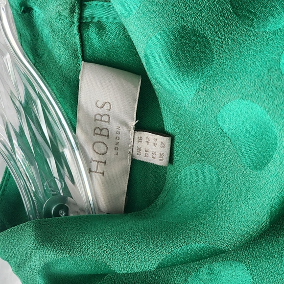 Hobbs of London Emerald Green Dress, size 12 - Picture 5 of 7